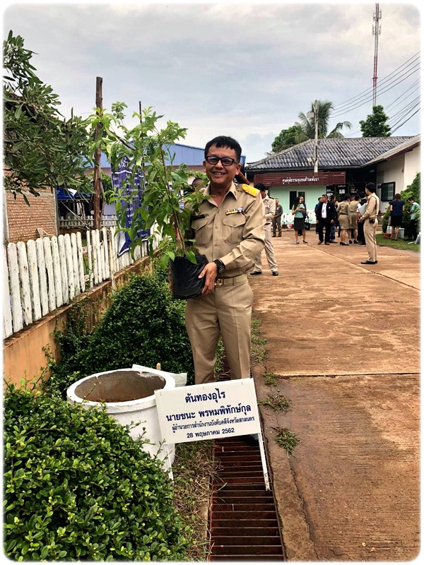 ﻿สำนักงานบังคับคดีจังหวัดสกลนคร ร่วมใจปลูกต้นไม้ เนื่องในวันต้นไม้ประจำปีของชาติ พ.ศ. 2562